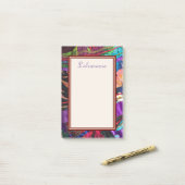 Post-it® Le BOHÉMIEN TROPICAL de PARADIS BORDE l'image (Sur un bureau)