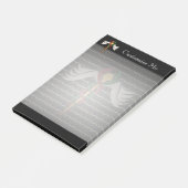 Post-it® Le Caduceus (couleur complète) (Incliné)