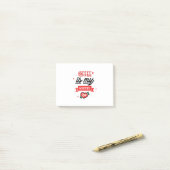 Post-it® Le café est ma Saint Valentin (Sur un bureau)