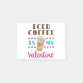 Post-it® Le café glacé est ma Saint Valentin (Devant)