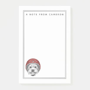 Post-it® Le casse-cou de Yorkshire Terrier ajoutent votre