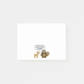 Post-it® Le castor ne donnent pas un barrage (Devant)