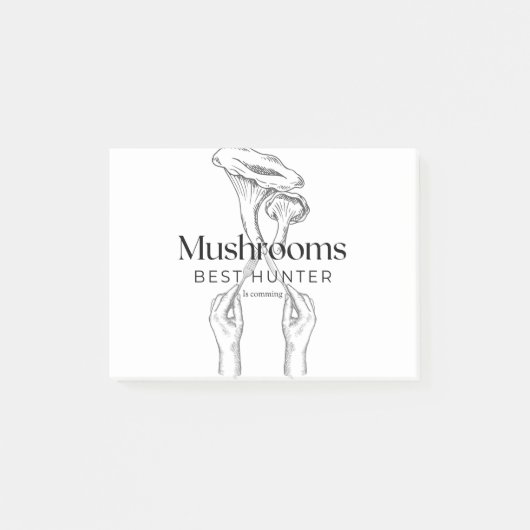 Post-it® Le Chasseur De Champignons Vient (Devant)