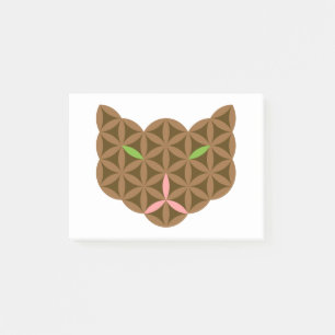 Post-it® Le Chat De Vie - Animaux Sacrés. Moyen 03.Brown.