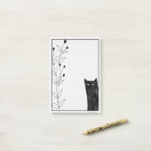 Post-it® Le chat noir (Sur un bureau)