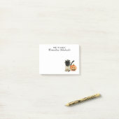 Post-it® Le chat siamois mignon de Halloween | ajoutent (Sur un bureau)