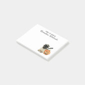 Post-it® Le chat siamois mignon de Halloween | ajoutent (Incliné)
