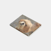 Post-it® Le chien de Lhassa Apso dans le jardin (Incliné)