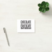 Post-it® Le chocolat ne pose aucune question : Chocolat Sim (Bureau)