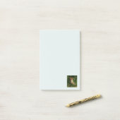 Post-it® Le chou renard dans une forêt verte (Sur un bureau)