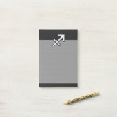 Post-it® Le chrome comme le zodiaque de Sagittaire se (Sur un bureau)