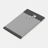 Post-it® Le chrome comme le zodiaque de Sagittaire se (Incliné)