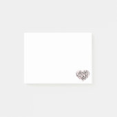 Post-it® Le Coeur Accentué (Devant)