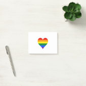 Post-it® Le coeur de la fierté LGBT (Bureau)
