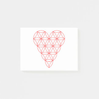 Post-it® Le Coeur De La Vie - Rouge/Câble.01