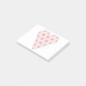 Post-it® Le Coeur De La Vie - Rouge/Câble.01 (Incliné)