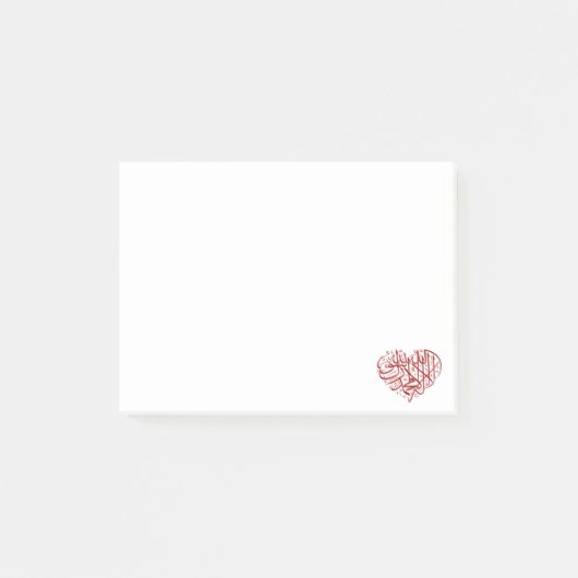 Post-it® Le Coeur Rouge (Devant)