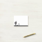 Post-it® Le Corbeau et Kokopelli (Sur un bureau)