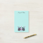 Post-it® Le Courrier-it® de couples de tortue de mer note 4 (Sur un bureau)