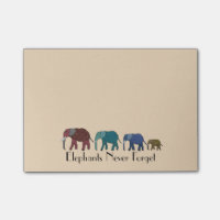 Le Courrier-it® d'éléphants africains note 4 x 3