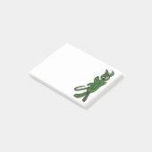 Post-it® Le Courrier-it® vert de chien de JMCdesign note 4 (Incliné)