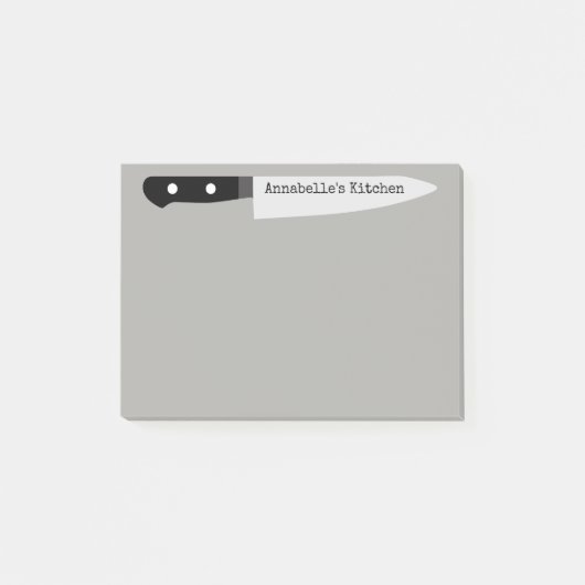 Post-it® Le couteau de cuisine du chef personnalisé (Devant)