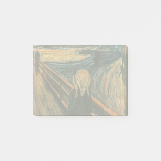 Post-it® Le cri Edvard Munch Art Expressionniste Moderne (Devant)