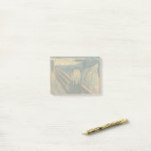 Post-it® Le cri Edvard Munch Art Expressionniste Moderne (Sur un bureau)