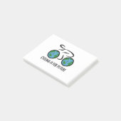 Post-it® Le cyclisme est pour l'avenir (Incliné)