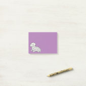 Post-it® Le Dalmate doux rêve des notes de Courrier-it® (Sur un bureau)