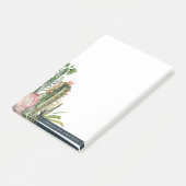 POST-IT® LE DÉSERT FLORAL BOHO PINK CACTI FOLIT LA COULEUR  (Incliné)