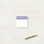 Post-it® Le drapeau de la fierté lesbienne butch de Slipper (Sur un bureau)