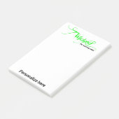 Post-it® Le étiquette d'avertissement a été désactivé, note (Incliné)