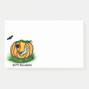 Post-it® Le fantôme d'Halloween, chauve-souris, fantôme et