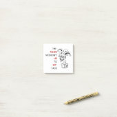 Post-it® Le Felon ne mentirait pas à mon visage (Sur un bureau)