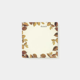 Post-it® Le feuillage d'embellissement romantique et bohème