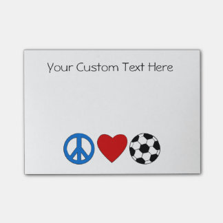 Post-it® Le football Notezs collant du football d'amour de