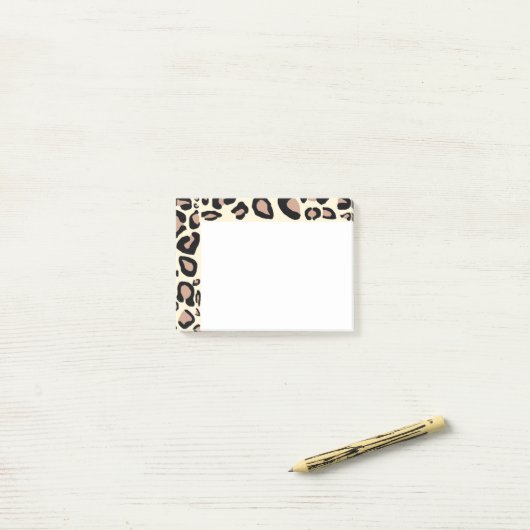 Post-it® Le guépard repère des post-its (Sur un bureau)