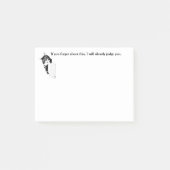 Post-it® Le hippie Kitty vous jugera (Devant)