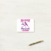 Post-it® Le Hockey De Champ Est Ma Saison Préférée (Sur un bureau)
