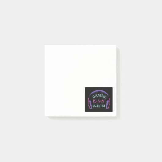 Post-it® Le jeu est mon Valentin (Devant)
