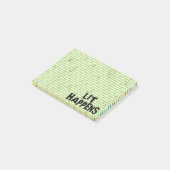 Post-it® Le Lit drôle de lecteur d'auteur se produit (Incliné)