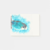 Post-it® le magnifique perroquet en bleu (Devant)