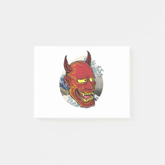 Post-it® Le masque japonais Hannya (Devant)