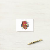 Post-it® Le masque japonais Hannya (Sur un bureau)