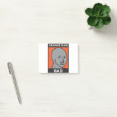 Post-it® Le mauvais orange d'homme (Bureau)