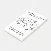 Post-it® Le mauvais travail de stationnement (Incliné)