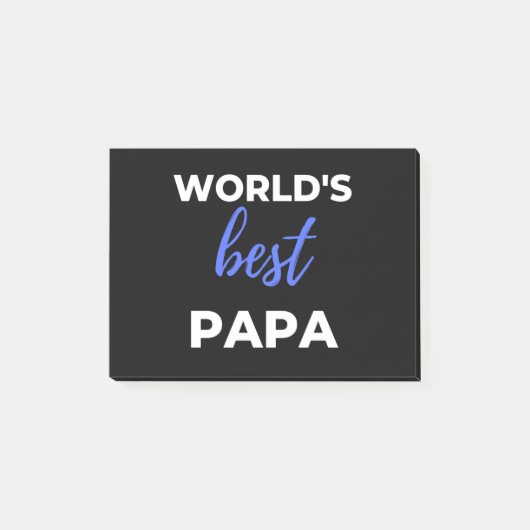 Post-it® Le meilleur papa du monde (Devant)