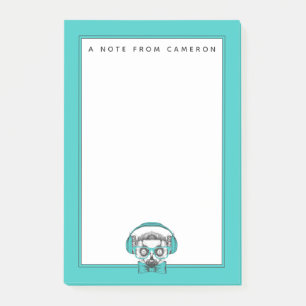 Post-it® Le mélomane du lémur     ajoutent votre nom