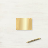 Post-it® Le Modèle à la mode moderne et élégant de Gold Loo (Sur un bureau)